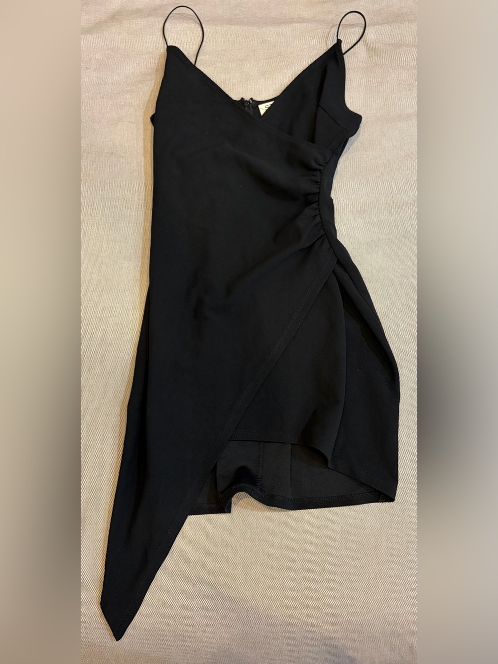 Black mini dress